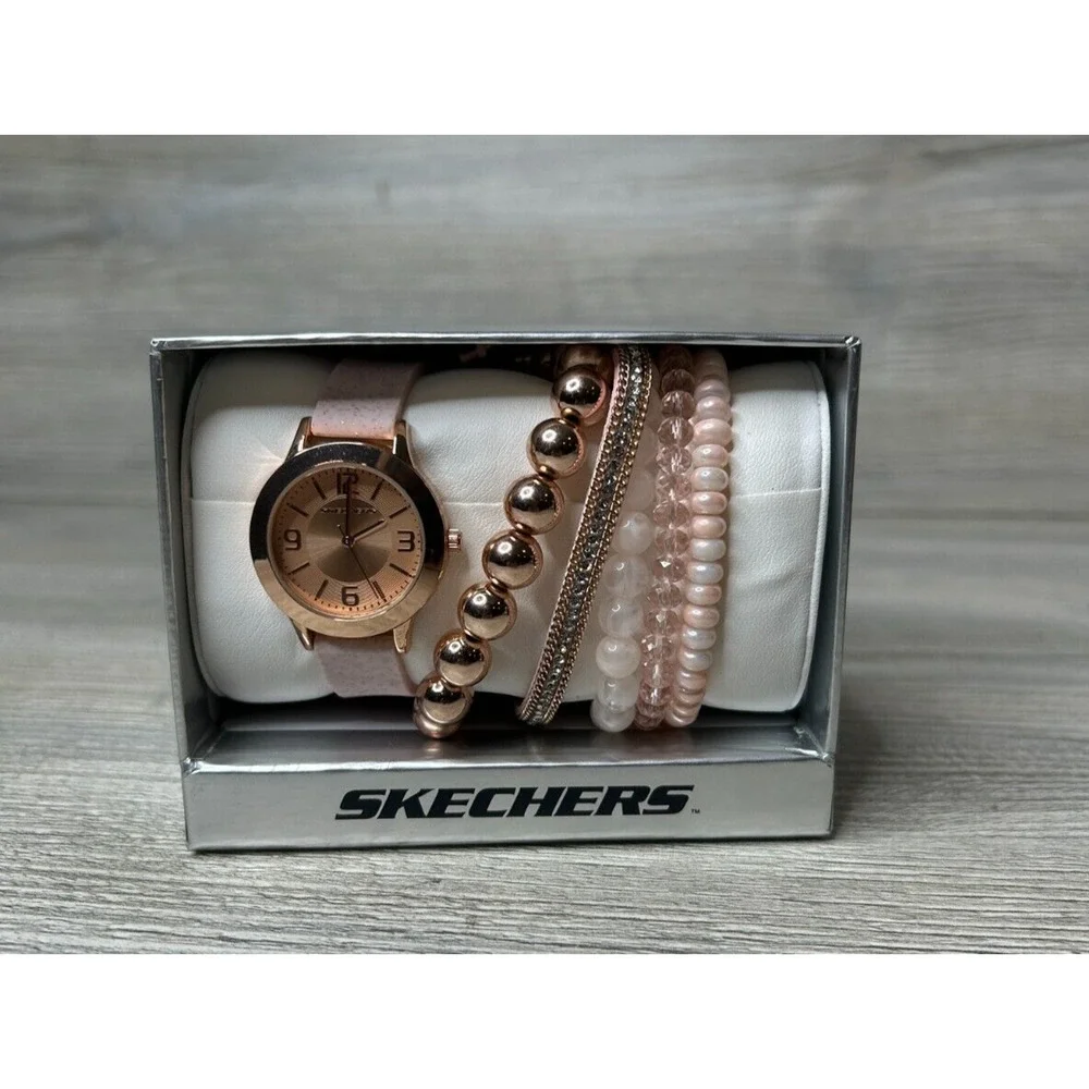 Skechers Comfort Technology Women's Watch with Bracelets Gift Set